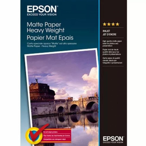 Hartie foto - EPSON A4 MATTE PHOTO PAPER 50 SHEETS, 167gsm.