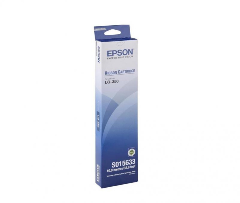 Ribbon - Ribbon Epson S015633, negru, pentru Epson LQ-300, LQ-300+, LQ-300+II, LQ-350, LQ-570, LQ-570+, LQ-870