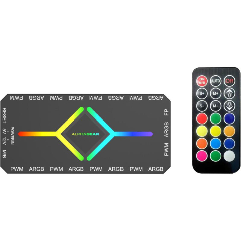 Ventilatoare carcasa - Fan controller Carcasa ALPHAGEAR Glimmer ARGB, RGB