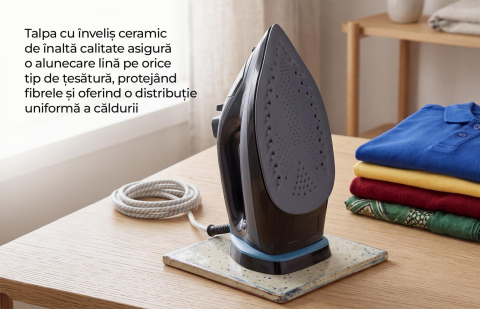 Fier de călcat HEINNER CeramiSoft HSI-A2400BLBK [6]