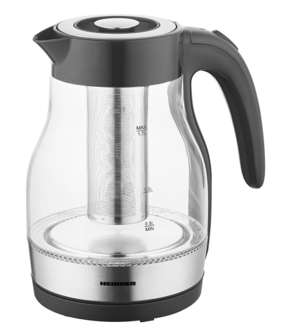 Preparare ceai si cafea - FIERBATOR ELECTRIC CU FILTRU CEAI HEINNER HEK-TF2200GBK