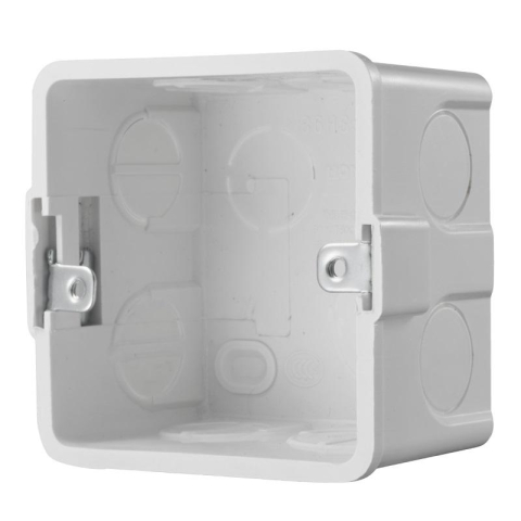 Securitate - Gang Box Hikvision, DS-KAB86; Convenient design available for indoorstation wall mounting; Made of the insulating material.