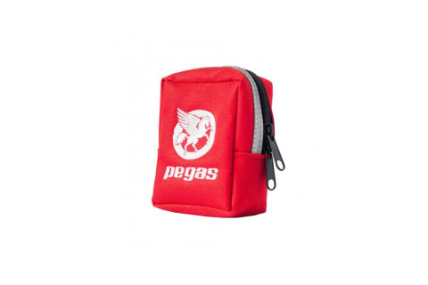 Accesorii ciclism - Geanta ghidon Pegas SB-009, cu QR, 1 compartiment, dim: 10x7.5x4.5cm, material poliestrer 600D dublat cu pvc, banda reflectorizanta, Rosu