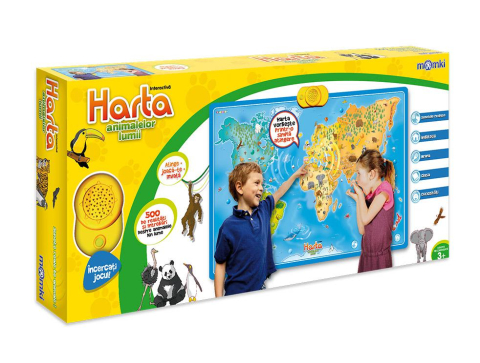 HARTA INTERACTIVA CU ANIMALE, MOMKI [1]