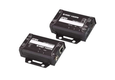 Extendere audio-video - Extender Aten VE811-AT-G. Tipul: Emițător & receiver AV, Rezoluţia maximă: 4096 x 2160 Pixel, Tipuri de cabluri suportate: Cat5e, Cat6, Cat6a. Tehnologia de conectare: Prin cablu. Tensiune operare (em