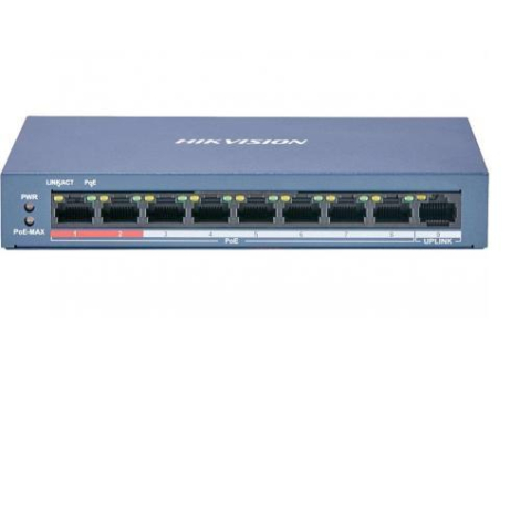 Switch-uri - Switch Hikvision DS-3E0109P-E/M(B), 8-port, PoE