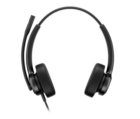 Periferice PC - Casti Head-band HP Mission 425 Stereo USB Wired Headset, Wired, Negru