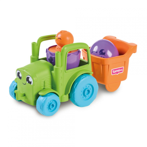 Jucarii interactive bebelusi - JUCARIE 2IN1 TRACTORAS, TOMY