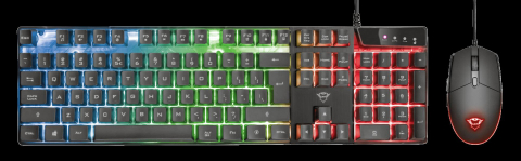 Kit wired tastatura si mouse Trust GXT 838 Azor, taste numerice, negru [2]
