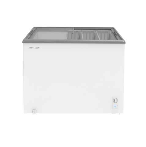 Lazi frigorifice - Lada frigorifica HEINNER HSF-M246WHC, 246 L, Clasa C, Sistem convertibil frigider/congelator, Alb