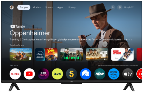 Televizor LED TCL 43P69K, 109 cm, 4K, Smart Google TV [1]