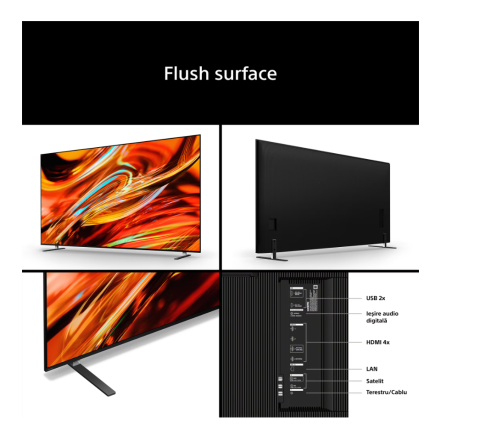 Televizor Sony BRAVIA XR 7 II True RGB LED 55XR75M2, 139 cm, Smart Google TV, 4K Ultra HD, 120Hz, Clasa E (Model 2026) [3]