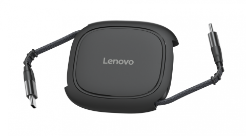 Cablu Lenovo 240W USB-C Retractable; Greutate: 0.07kg; Dimensiuni: 120 mm x 100 mm x 30 mm; Culoare: Negru; Garantie: 1 an [1]