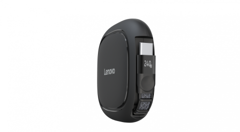 Cablu Lenovo 240W USB-C Retractable; Greutate: 0.07kg; Dimensiuni: 120 mm x 100 mm x 30 mm; Culoare: Negru; Garantie: 1 an [4]