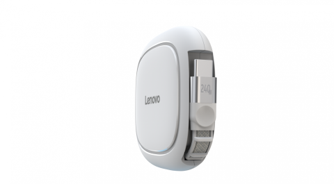 Cablu Lenovo 240W USB-C Retractable; Greutate: 0.07kg; Dimensiuni: 120 mm x 100 mm x 30 mm; Culoare: Alb; Garantie: 1 an [1]