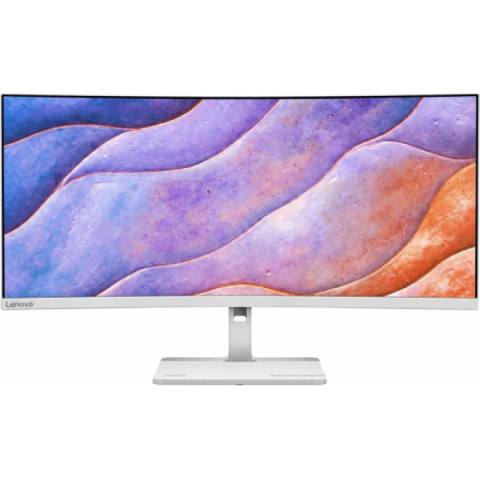 Monitoare LED - Monitor Consumer Lenovo L34W-4C, 34", 3440 x 1440 pixeli, Cloud Grey, 3 ani Garantie