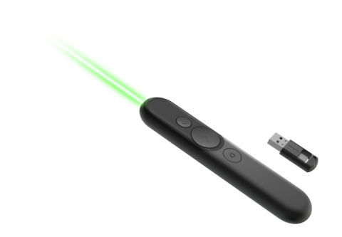 Accesorii IT - Lenovo Laser Rechargeable Presentation Remote; Weight: 46g; Connectivity: 2.4GHz, Bluetooth 5.3; Color: Black; Included Accessory: Pouch, USB-A to USB-C Cable, QSG, Warranty Card; Number of Button: 3 