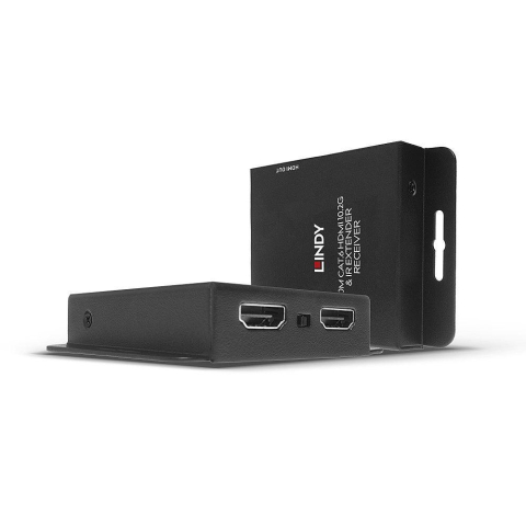 Extendere audio-video - Lindy 50m Cat.6 HDMI & IR Extender with Loop Out Description Extends HDMI & IR Signals up to 70m using a single Cat.6 Cable Supports resolutions up to 3840x2160@30Hz 4:4:4 8bit Features a loop-through