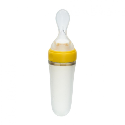 Articole hranire bebelusi - Lingurita silicon cu rezervor U7509-FSPN, U-Grow