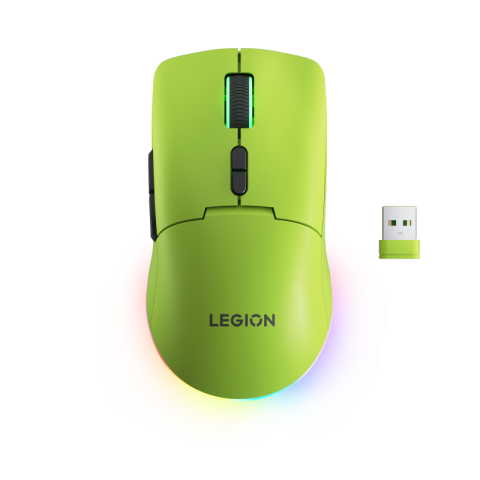 Mouse - Mouse Gaming Wireless Lenovo Legion M220, 5000 dpi, Verde