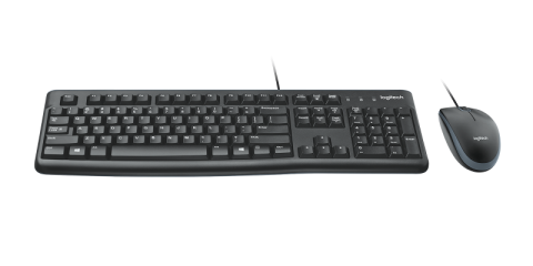 Periferice PC - Tastatura Logitech Desktop MK120, USB, Negru, QWERTY