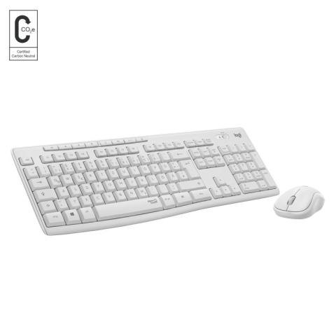 Tastaturi - Tastatura Wireless Logitech MK295 Silent Wireless Combo, Alb, EN International