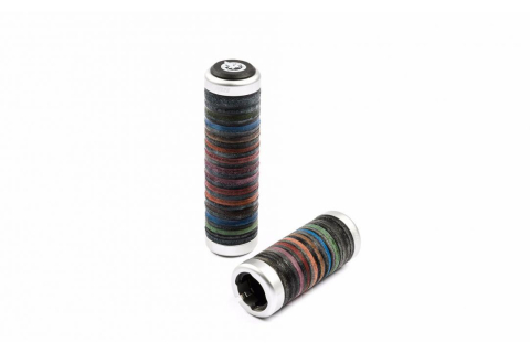 Ciclism - MANSOANE PIELE PEGAS G-311 COLOR, 35MM, 125MM(S)/90MM(D), LOGO LASER, INEL BLOCARE, EMBLEMA PEGAS METALICA