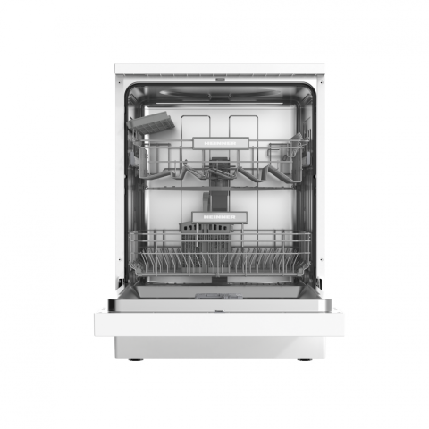 Masina de spalat vase HEINNER HDW-FSM60614DXE++, 14 seturi, 6 programe, Clasa: E, 60 cm, Silver [1]