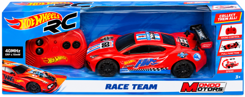 Masinute - MASINUTA CU TELECOMANDA HOTWEELS,1:28,RACE TEAM, ROSIE