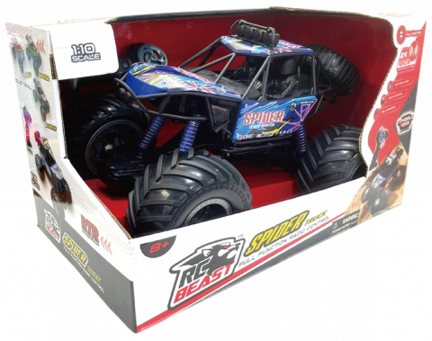 MASINUTA CU TELECOMANDA BIG FOOT, SCARA 1/10, 44CM, ALBASTRU [1]