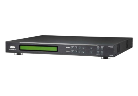 Switch-uri KVM - ATEN VM0404HA. Tipul de produs: Comutator matrice AV, Rata de transfer de date: 10,2 Gbit/s, Tact maxim pixel: 340 MHz. Culoare carcasă externă: Negru, Material carcasă: Metal. Conector USB: Micro-USB
