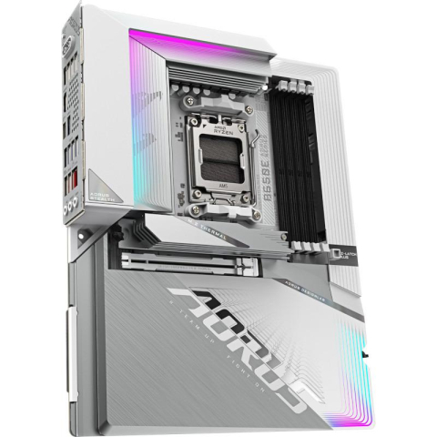 Placa de baza Gigabyte B650E AORUS STEALTH ICE, Socket AM5, DDR5, ATX [2]