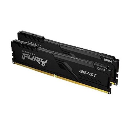Memorii RAM Desktop - Memorie RAM Kingston FURY Beast, 64GB DDR4, 3200MHz, CL16