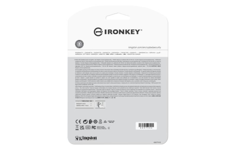Memorii USB - Memorie USB Kingston IronKey Vault Privacy 50 64GB, USB Type-A, Negru