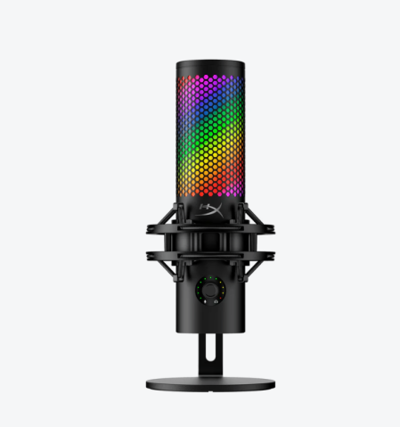 Microfoane - Microfon HyperX QuadCast 2 S, tip Cardioid, USB, LED backlight