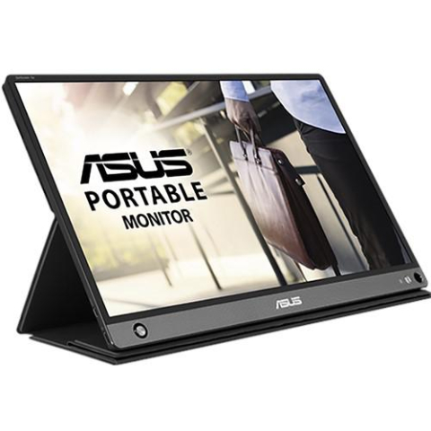 Desktop PC & Monitoare - Monitor Consumer ASUS MB16AHP, 15.6", 1920 x 1080 pixeli, Silver+Black, 3 ani Garantie