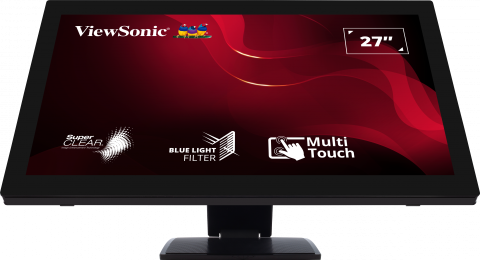 Monitor Consumer ViewSonic TD2760, 27", 1920 x 1080 pixeli, Touchscreen, Black, 3 ani Garantie [3]