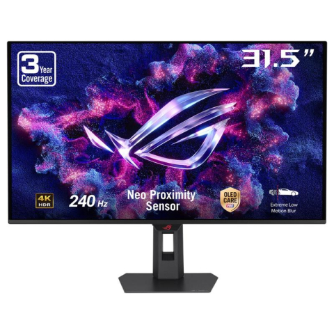 Monitoare LED - Monitor Gaming ASUS ROG Strix OLED XG32UQDMS, 31.5", 3840 x 2160 pixeli, Black, 3 ani Garantie