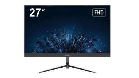 IT & Digital Signage - Monitor Hikvision 27" DS-D5027F3-2P2; E-LED backlight, 8 bit LVDS FHD; Multiple inputs: HDMI1.4 ×1，VGA×1; Brightness: 300 cd/m2; Contrast: 1300:1; Response Time: 14ms; Working condition: 7*24h; VESA: 