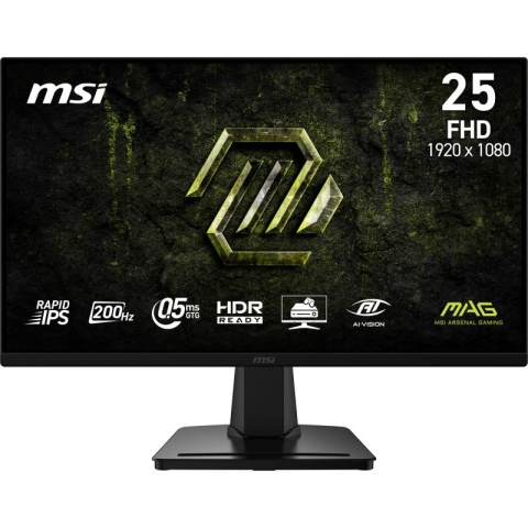 Desktop PC & Monitoare - Monitor Gaming MSI MAG 256F E20, 24.5", 1920 x 1080 pixeli, Black, 2 ani Garantie