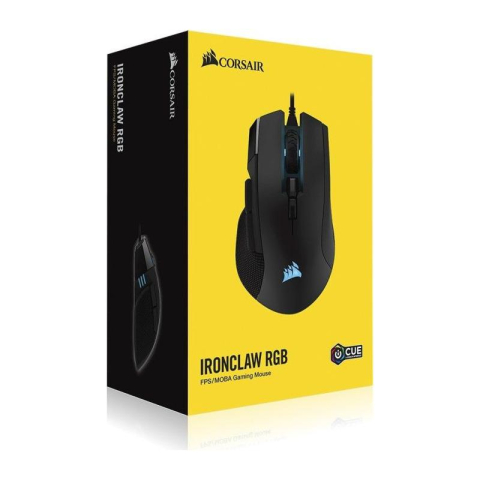 Mouse Gaming CORSAIR IRONCLAW RGB, 18000 DPI, Negru [3]