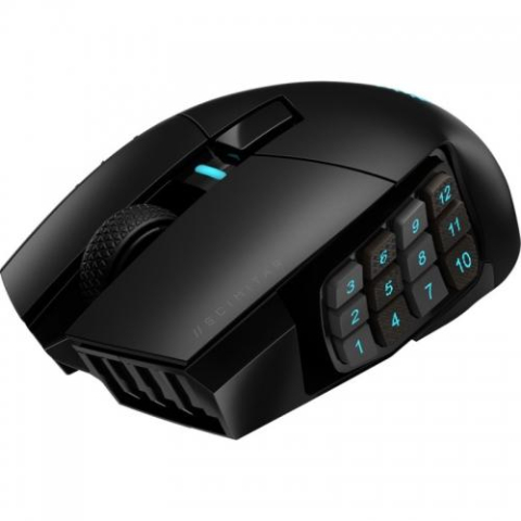 Mouse Gaming Wireless Corsair SCIMITAR ELITE WIRELESS, 26000 DPI, negru [2]