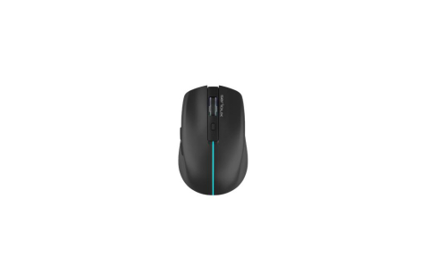 Mouse - Mouse Serioux Flicker 212, Wireless, Negru, senzor: Optic, DPI: 800/ 1200/ 1600, conexiune: Dongle USB 2,4 GHz, banda de frecventa: 2,4 GHz, baterie integrată litiu de 500 mAh, banda LED, cerințe OS: 