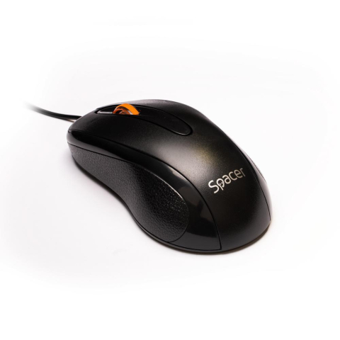 Mouse - Mouse Spacer SPMO-F01, 1000 dpi, Negru
