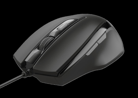 Mouse - Mouse Trust Voca Comfort Mouse, 2400 dpi, negru