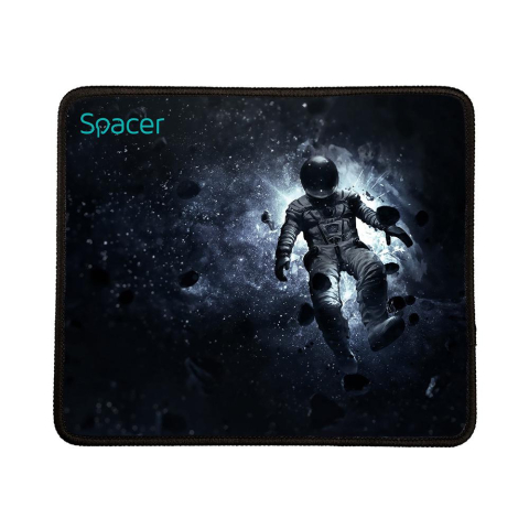 Mousepad - Mousepad Gaming SPACER SP-PAD-PICT, 250 x 210 mm, Negru