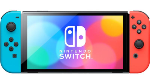 Console Portabile - Nintendo Switch OLED Neon Blue & Red