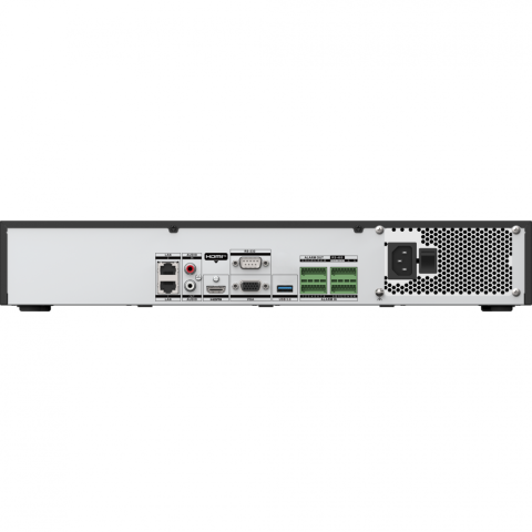 NVR Hikvision 32 canale AcuSearch DS-7732NXI-K4(E); Enable AI by NVR: 16-ch@1080p (2 MP, 30 fps) / Disable AI by NVR: 20-ch@1080p (2 MP, 30 fps), H.265, H.265+, H.264, H.264+, iesiri: HDMI (4K)/VGA in [3]