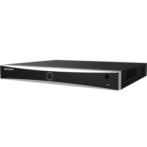 NVR - NVR Hikvision 8 canale AcuSense 4K DS-7608NXI-K2/8P(D), 2-ch@12 MP or 3- ch@8 MP or 6-ch@4 MP or 12-ch@1080p, H.265/H.265+/H.264+/H.264, iesiri: HDMI/VGA, 2x SATA max 10TB pe HDD, AI by device: Facial