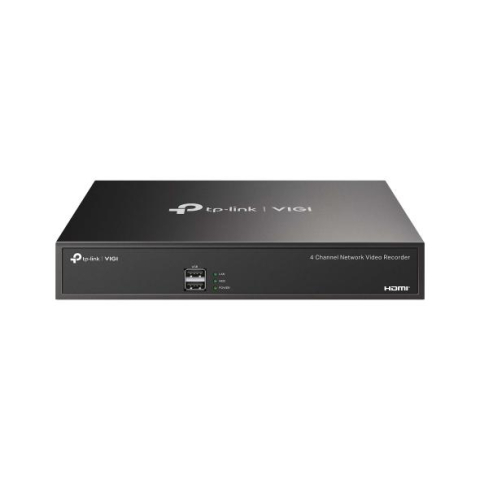 NVR - NVR TP-Link VIGI 4 canale 1004H; 8MP, 1SATA Interface, max 10TB(neinclus), H.265+; ONVIF
